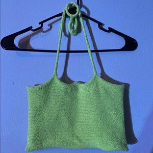 Lime Green Halter Top